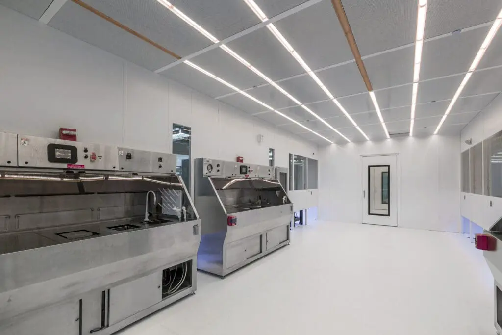 Image showing cleanroom with machinery done by Hodess for Vanderbilt University